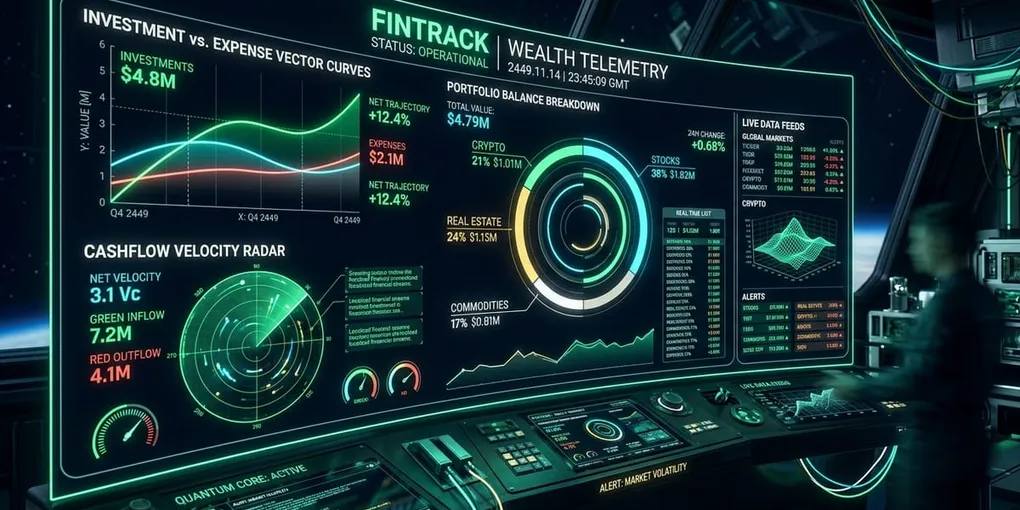 Cover schematic for Why FinTrack — Expenses vs Growth Spending, Not Guilt-Based Budgeting